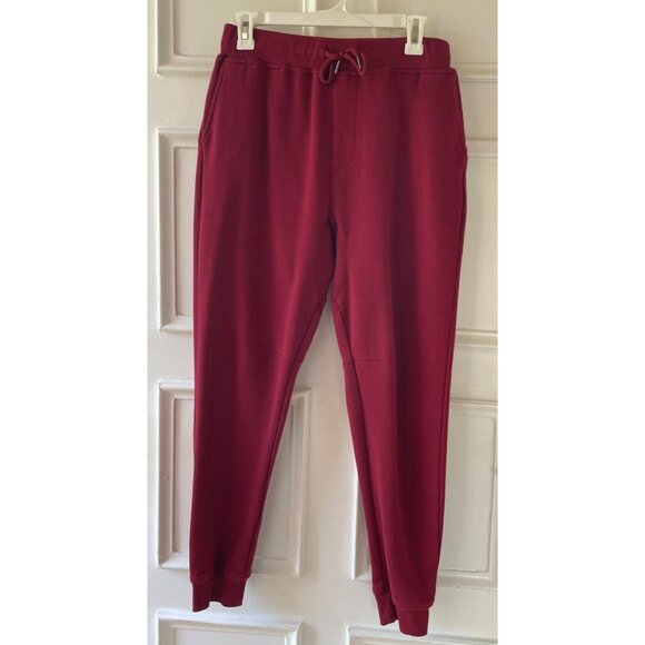 Original Use Red Jogger Pants Mens Small Sweatpants Cotton and Polyester Blend - Picture 9 of 9